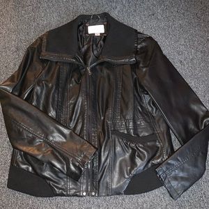 Faux Leather Jacket